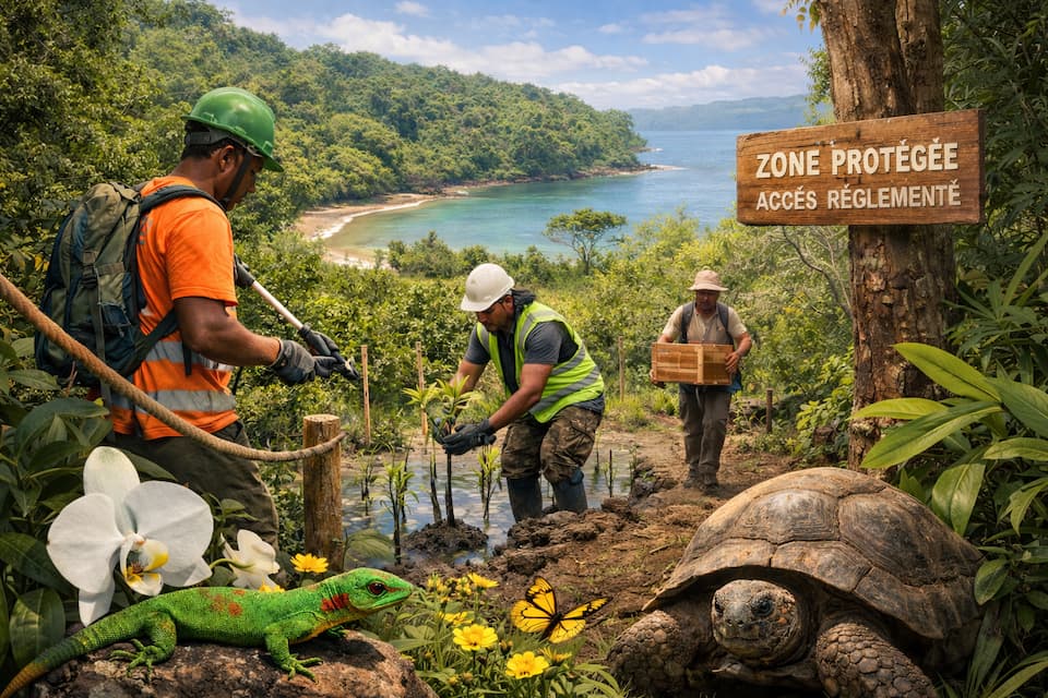 Actions de protection de l’écosystème à Mayotte