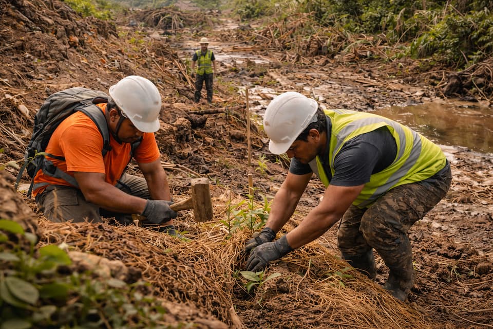 Restauration écologique après le cyclone à Mayotte
